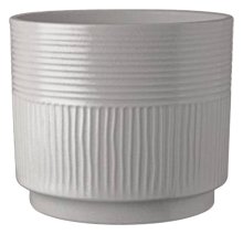 Sk Nara Terra 8.66" Gray- Plant Pot