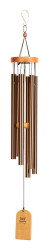 Wind Chime Wood & Bronze 27"