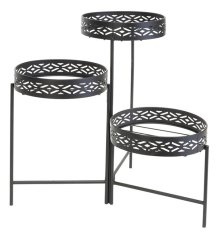 3-tier Plant Stand Black Wholesale