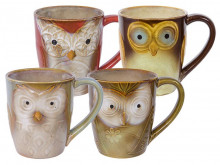 Owl Mugs Assorted Designs 17oz