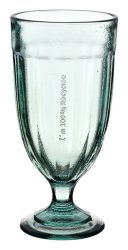 Glass Casual Stem 13.5oz drinking glass- Recycled glass