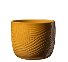 S K Leon 14cm Curry- sk pottery wholesale plant pots