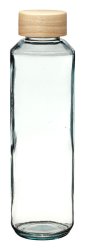 Bottle 670 Ml W/wood Top- wholesale glass