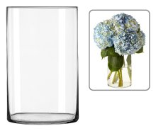 Tall Cylinder Vase 9.5" X 6"