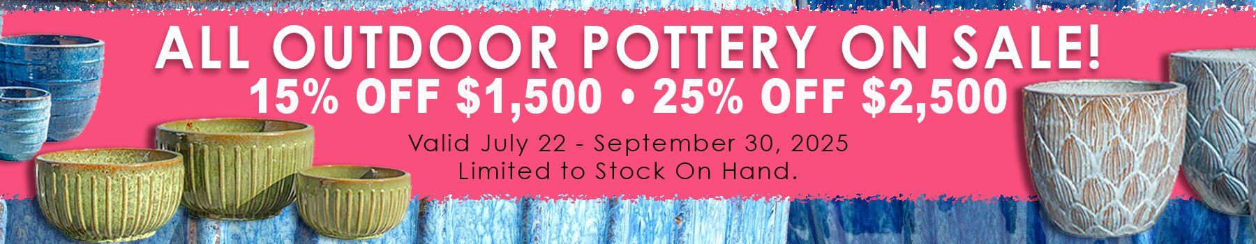 All Stoneware Plant Pots On Sale! 2025