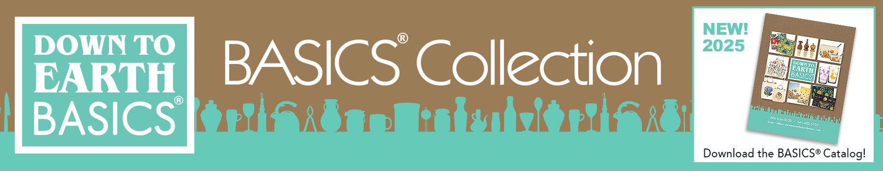 Basics Collection 2025 - New Textiles and Vintage Glasses