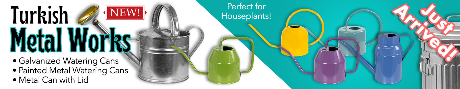 garden supplies- New Turkish Metal Quality Watering cans