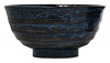 Bowl 6.75" Blue/black Swirl