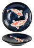 Sauce Dish 3.5" Blue W/koi*dis