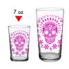 Vintage Skull Pink 7oz