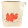 Canvas Lunch Bag Busy Chickens