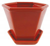 ~ceramic Pots Asst Red
