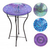 Mosaic Glass Bird Bath W/stand