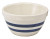 Bowl Bl Stripe Stoneware 6" 