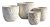 Garden Petals Cream Set/4