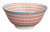Bowl Red Sen 5.75"