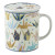 Mug W/lid Origami Cranes 8oz B