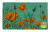 Coir Mat/pvc California poppy 18"x30" wholesale coir mat