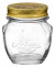 Qs Apple Jar Clear Glass 10oz