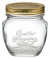 Qs Apple Jar Clear Glass 17oz