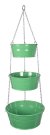 Chained Metal Pots 3 Tier Sage