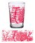 Vintage glass-Sea Coral Glass 7oz- wholesale drinking glass-cute gift