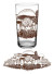 Vintage Mushroom 16.50oz Glass -Highball Glass - Glass Cooler
