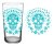 Vintage Skull Turquoise 16.50z Beverage glass - Highball Glass