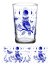 Vintage Night Owl Glass 7oz, wholesale glass- vintage glass