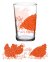  Vintage Glass Busy Chickens Glass 7 oz - glassware- wholesale