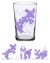 Vintage Glass - Playful Goats 7oz - Nubian goat- Drinking Glass
