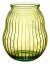 Hurricane Vase- Albania 23 Cm Citrin, Ribbed Glass Vase