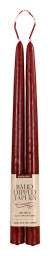 12" Burgundy Taper Candle- Wholesale Candles