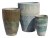 Slim Egg Pot Copper S/3 - wholesale plant pots - tall  pots