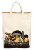 Canvas Tote - Mushroom Drawing, Large. - Tote Bag