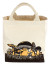 Canvas Tote - with Mushroom Drawing, Med. - Cottagecore