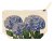 Canvas Pouch Hydrangea Large- wholesale Accessories