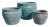 Riviera Wave Foam Jade Grn S3 - Stoneware Pots