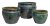 Riviera Wave Foam Moss Grn S3 - plant pot