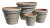 Riviera Roma Antique White S/4 -Stoneware pots- Wholesale