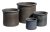 Cylinder Pot Black S/4 -wholesale pots -stoneware