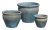 Tall Belly Braid Pot Running C-  wholesale pots =stoneware pots
