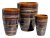 Slim Egg Pot Brown S/3- wholesale pots - stoneware pots