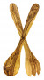 Salad Server Set/2 Olivewood - Rustic Tableware