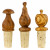 Olive Wood Bottle Tops With Corks