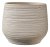 Sk Ravenna 4.72" Cream Plant Pot