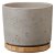 Sk Paros 6.29" Lt Gray Wood