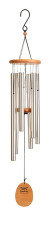Wind Chime Wood & Alum  34"