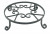 Forged Iron Pot Trivet 12"