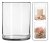 Wide Cylinder Vase 8" X 6"